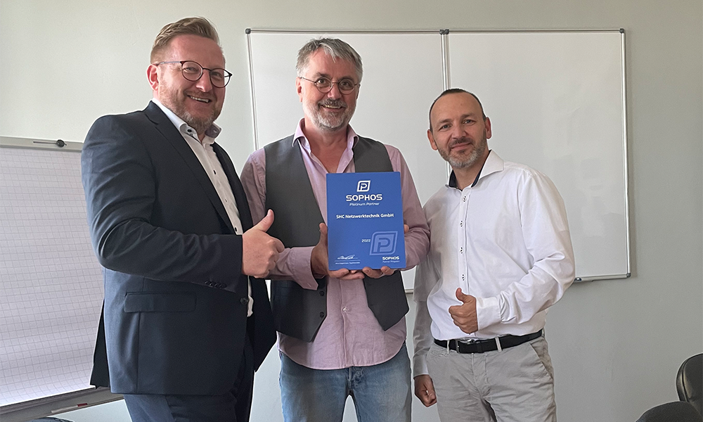 SHC erneut als Sophos Platin Partner bestätigt